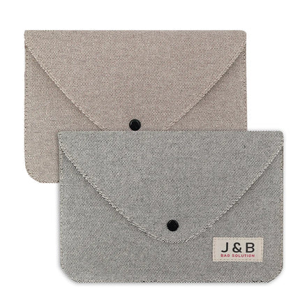 Eco Friendly Cotton Envelope Stationery Bag with Label Logo Custom Simple Natural Interweave Cotton Flap Bag OEM