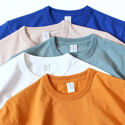 Oversized Drop Shoulder Tshirt Heavyweight 265gsm Cotton Blank T-shirt Custom Logo Graphic Vintage Mens T Shirt