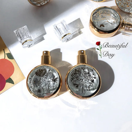 Perfume Bottling Advanced High-End Portable Spray Bottle 25Ml Sample Glass Empty Bottle High Grade Dispenser Glass Craft