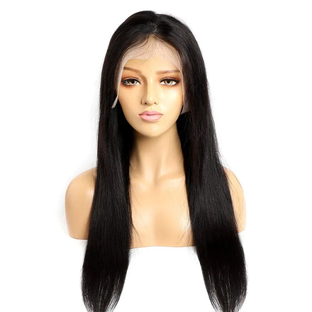 Dropshopping Human Hair Wig Natural Color 9A Grade 150% Density 13*6 Lace Size Front Silky Straight Body Water Deep Wig B09