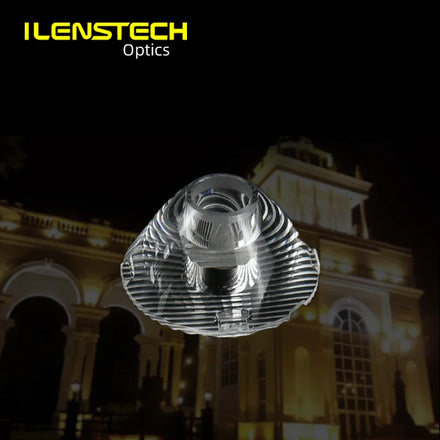 5050 Led Wall Washer Light Lens 10*60 Degree Elliptical Pattern Led Lens Projector