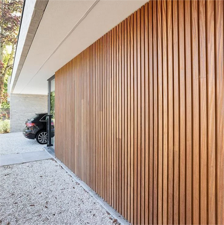 Cheap Price Co Extrusion Grille Wall Facade Panel Anti Water WPC Wall Panel for Exterior Wall