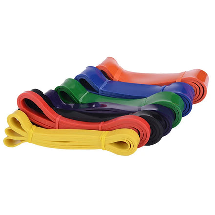 2023 New Arrival Eco-Friendly Fitness Elastic Latex Yoga Pull-Up Stretch Workout Resistance Loop Bands Set Long Exercise Bands