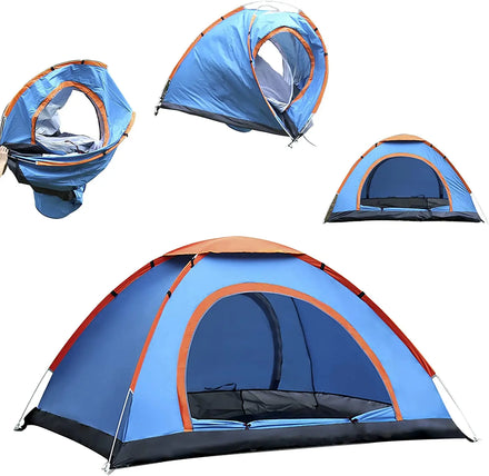 WOQI Custom Portable 2-Person Automatic Camp Tent Waterproof for Summer Outdoor Family Camping