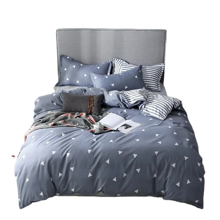 Factory Supply Wholesale 100% Polyester Printing Duvet Cover Sets Quilt Bedding Set