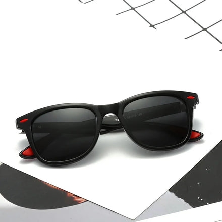 2026 UV400 Polarized Beige/White Sunglasses with PC Frame Silicone Tips and Metal Decoration Hinge Mirrored Shades