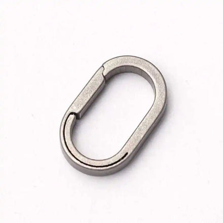Titanium Alloy CNC Machine EDC Gear Key Ring Keychain