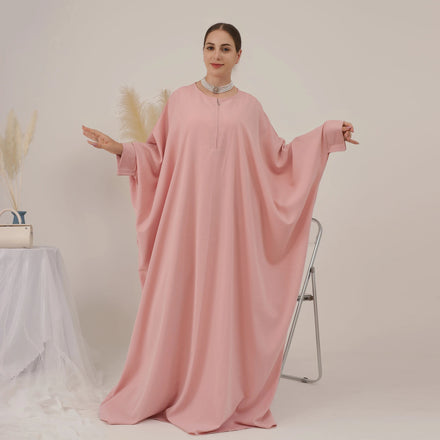 Loriya Muslim Girls Abaya Islamic Clothing Kaftan Abaya Plus Size Womens Dresses Closed Abaya Designs Women Muslim Dress