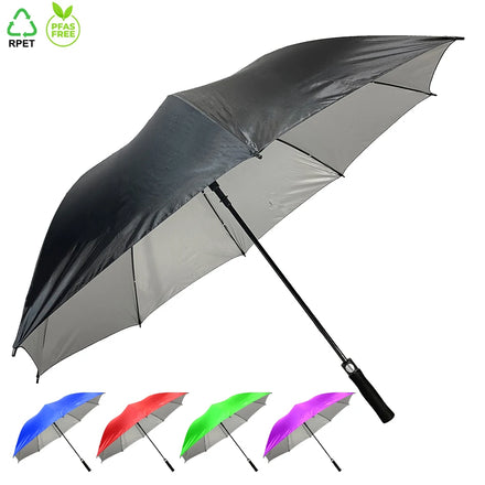 OVIDA Suppliers Manufacturer Wholesale 30 Inch Large Windproof Logo Prints Big Luxury Promotional Branded Custom Golf Umbrella