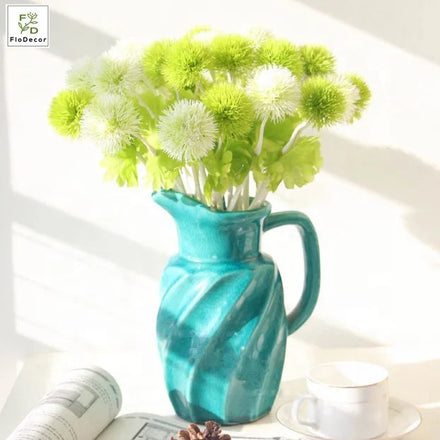 Fresh Grass Ball Artificial Plastic Milk Thistle Herb Decorations