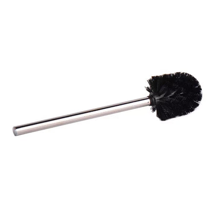 Long Handle Toilet Scrubber Brush Holder Stainless Steel Eco-Friendly Nylon Bristles Black/White Stocked Cleaning Brush Set Hand
