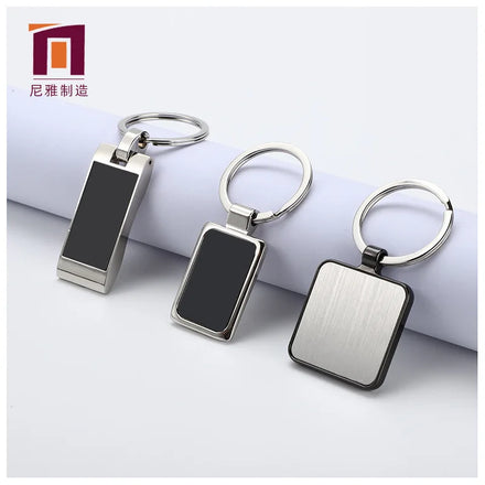 Schlussel Bund Porte Cles Sleutelhanger Keyring Key Ring Key Chain Tag Engraving 3D Sublimation Blanks Custom Metal Keychain