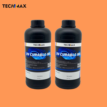 TECHMAX Factory Direct Uv Dtf Ink1000ml Stick on Material Transfer AB Film for epson Print Head Uv Dtf Transfer Ink