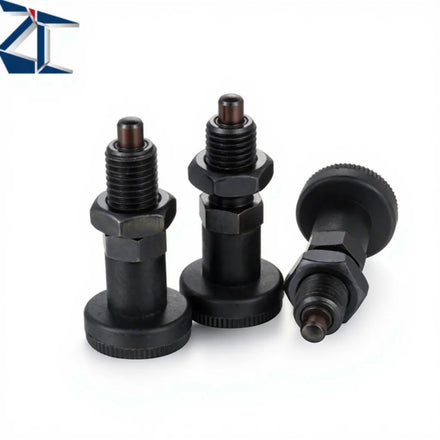 ZPXAS Carbon Steel Black Economical Knob Indexing Plunger Industrial Hardware for Automation Equipment