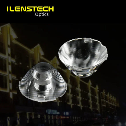 10*45 Degree Wall Washer 23mm Architectural Outdoor Lighting Led Lens