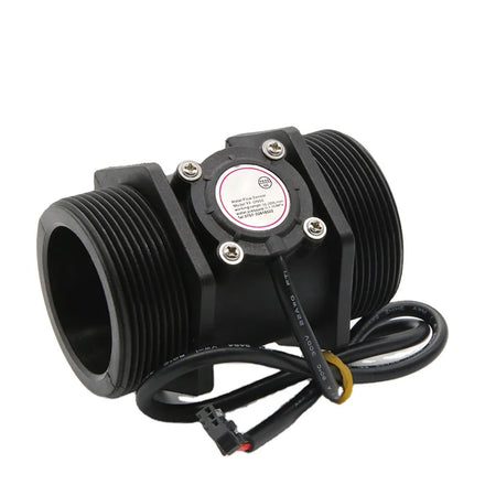 2 Inch NPN Flowmeter Hall Sensor Nylon Plastic Flow Switch DN50 1.75MPa DC3.5~24V Turbine Water Flow Switch Solenoid Power