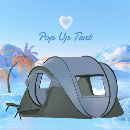 Premium Quick Folding Automatic Waterproof Fabric Quick-Opening Pop up Tent