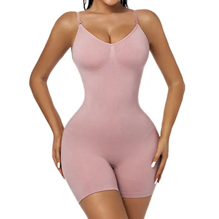 Women's Curvy Bodysuit Shapewear with Light Control Spandex Material Hourglass Design for Postpartum Recovery