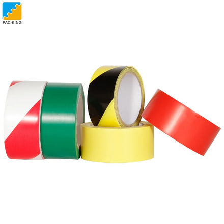 Ground Sticker Floor Tape Yellow Hazard Lane Safety Warning Tapes PVC Floor Pavement Marking Tape