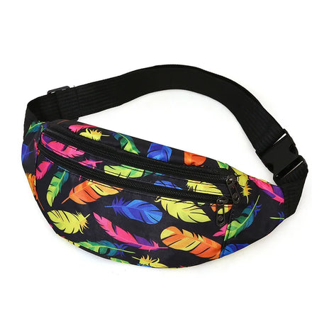 New Design Durable Nylon Chest Waist Belt Bag Running Sport Crossbody Shoulder Messenger Bag for Women Men