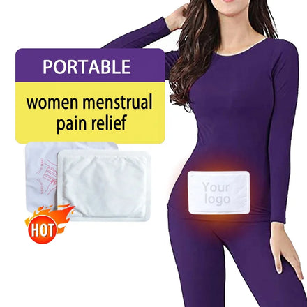 Customized Iron Powder Self Active Warm Release Menstrual Heat Patches