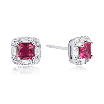 925 Sterling Silver Custom Earrings With Logo Mexican Jewelry Crystal Classic Earring