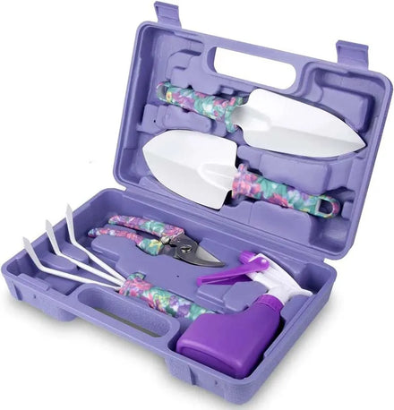 Wholesale 5 Pcs/10pcs Hand Tools Set With Garden Shovel Scissor Watering Can Garden Hand Tools Box Set