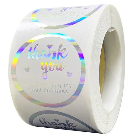 Script Calligraphy Font Golden Foil Event Wedding Baptism Party Invitations Envelope Seal Decorative Custom Thank You Label