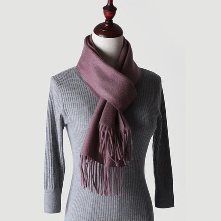 Luxury Quality Elegant Winter Cashmere Scarf for Men and Women Unisex 100% Cashmere Woven Shawl Mufflers Black