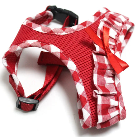 Comfortable Padded Adjustable Air Mesh Dog & Cat Harness for Pet Walking and Running Safety