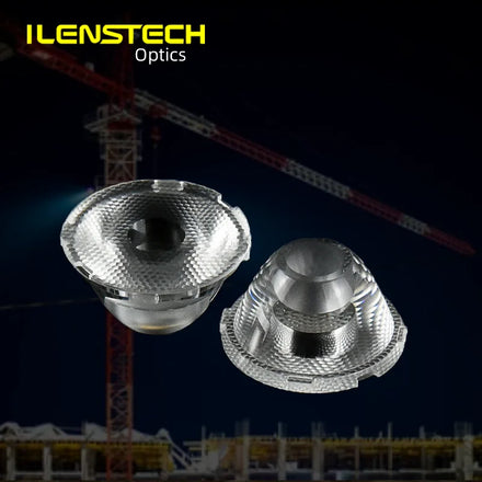 45 Degree PMMA Led Lens 23mm Diameter 3535 Led Optical Lens Honeycomb Anti-glare Cover Available