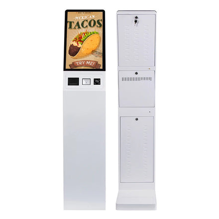 21.5 Inch Self Service Payment Kiosk Automatic Printer Card Reader Touch Screen Kiosk Self Ordering Machine for Restaurant