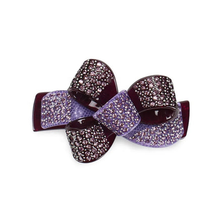 High-end Hair Accessories Glitter Rhinestones Flower Bridal Hair Barrette Clip for Women Girls