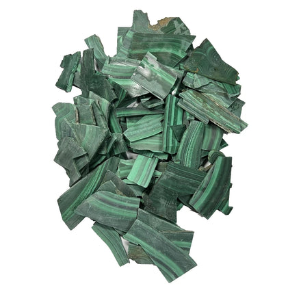 HQ GEMS Double Flat Unpolishing Natural Malachite Material Sheet Malachite Rough Table Making