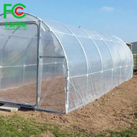 Large Transparent/Yellow Anti-UV Anti-Drop LDPE Greenhouse Plastic Sheet Film for Greenhouses