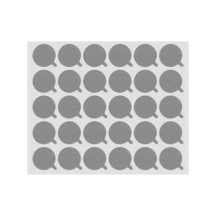 Wholesale HDS Brand White Disposable Tinfoil Glue Sticker for Eyelash Grafting Cotton Material Eyelash Glue Holder