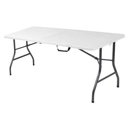 GSD Outdoor Heavy Duty HDPE Plastic Portable Folding Table Utility Indoor Foldable Dining Table for Parties