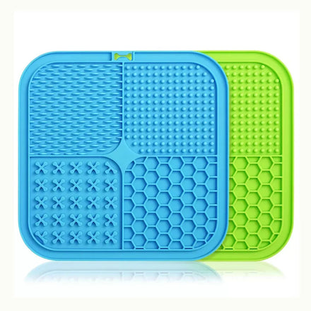 Custom Logo Suction Cups Pet Bath Peanut Butter Food Grade Silicone Licking Mat for Dogs and Cats