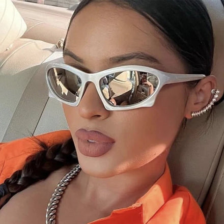 SKYWAY Fashion Shades Irregular Frame Sport Cycling Sun Glasses Sports Sunglasses