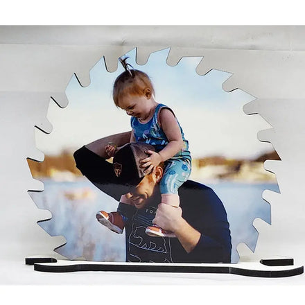RubySub 180*157*5mm Sublimation Blanks Saw Blade Wrench Photo Frames for Father's Day Gifts