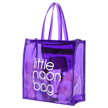 Customization Wholesale Durable Clear Transparent PVC Beach Shopping Tote Bags with Customized Colors & Logo