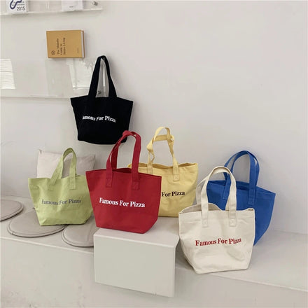 Personalized Eco-Friendly Heavy Athleisure Cotton Tote Bag Sturdy Thick Canvas Custom Logo Printing Gift Shopping Boat Style