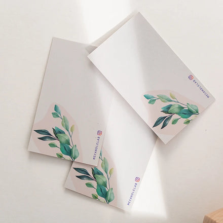 Custom Insert Luxury Color Printing Thank You Card with logo Wholesale Greeting Card