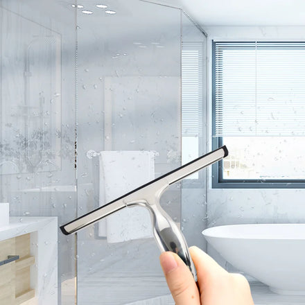 Multi-Functional Stainless Steel Shower Glass Squeegee Premium Quality Tool for Efficient Cleaning