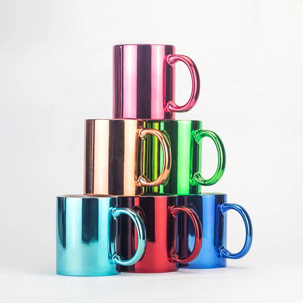 Whole Factory Price Compatible Travel China Electroplating Sublimation Mug Mugs Blank
