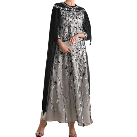 Muslim Prayer Dress Dubai Khimar Abaya Morden Dresses Women Luxury Evening Dress With Cloak Stylish Abaya