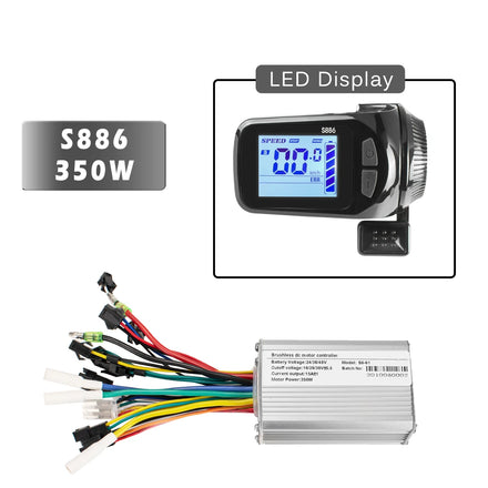 Kunray S5 24V-48V 350W 500W Aluminum Waterproof Electric Bike Display LCD Panel 500G DIY Gas