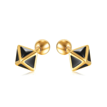Hip Hop Stainless Steel Jewelry Earring Popular Unisex Triangle Earring