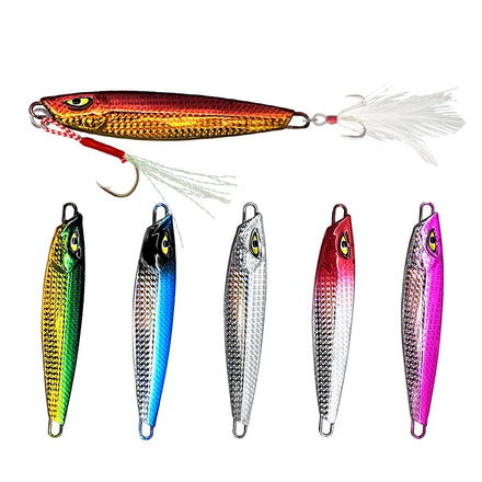 2026 Slow Pitch Jigging lures 7g 10g 15g 20g 30g Lead Fish Salt Water Sea Fishing Metal Jig