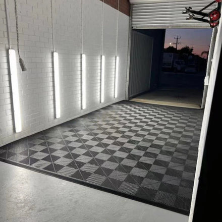 China Factory Garage Floor TilesInstallation in My Car Workshop PP Plastic Garage Floor Mats Plastic Flooring